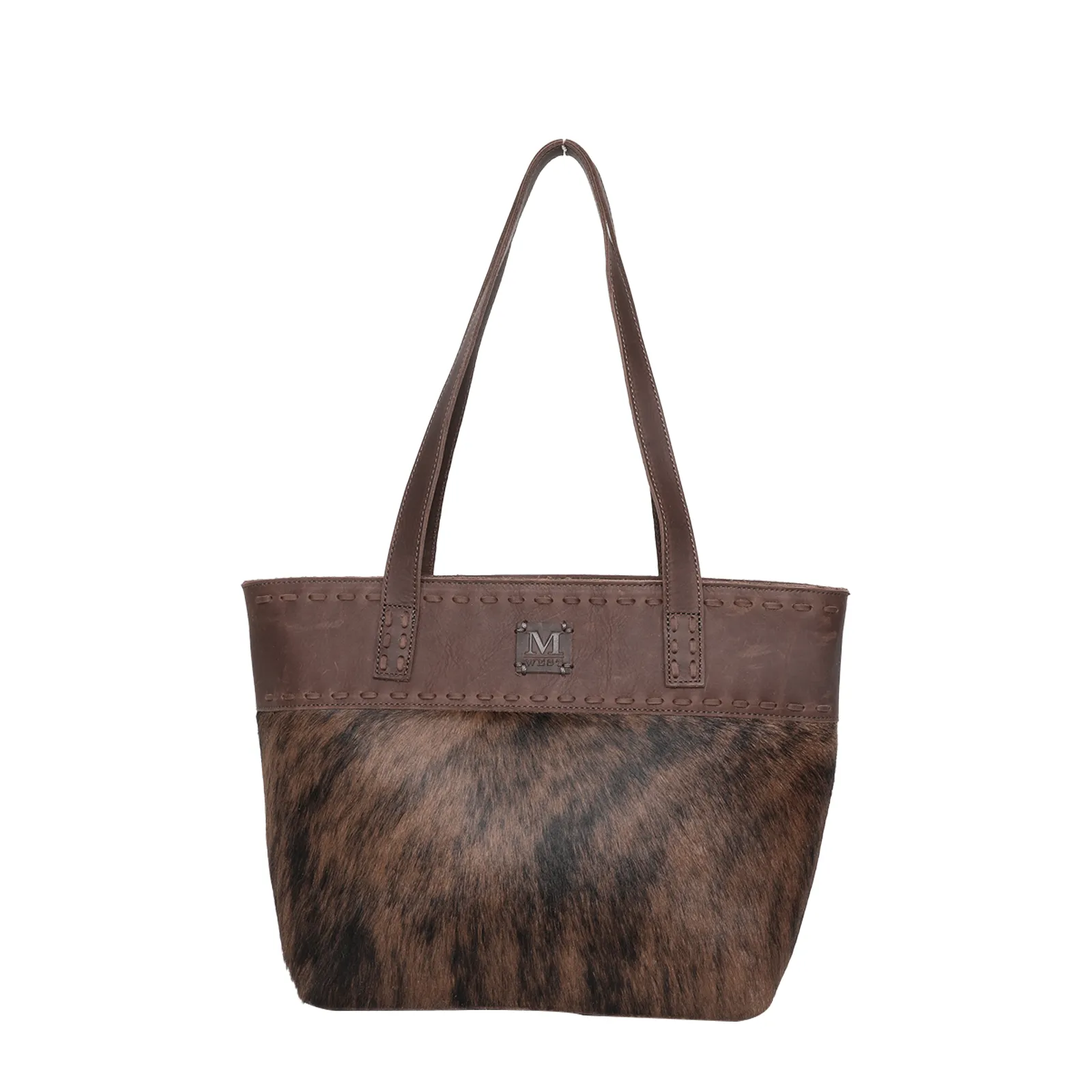 Montana West Real Leather Studs Collection Concealed Carry Tote