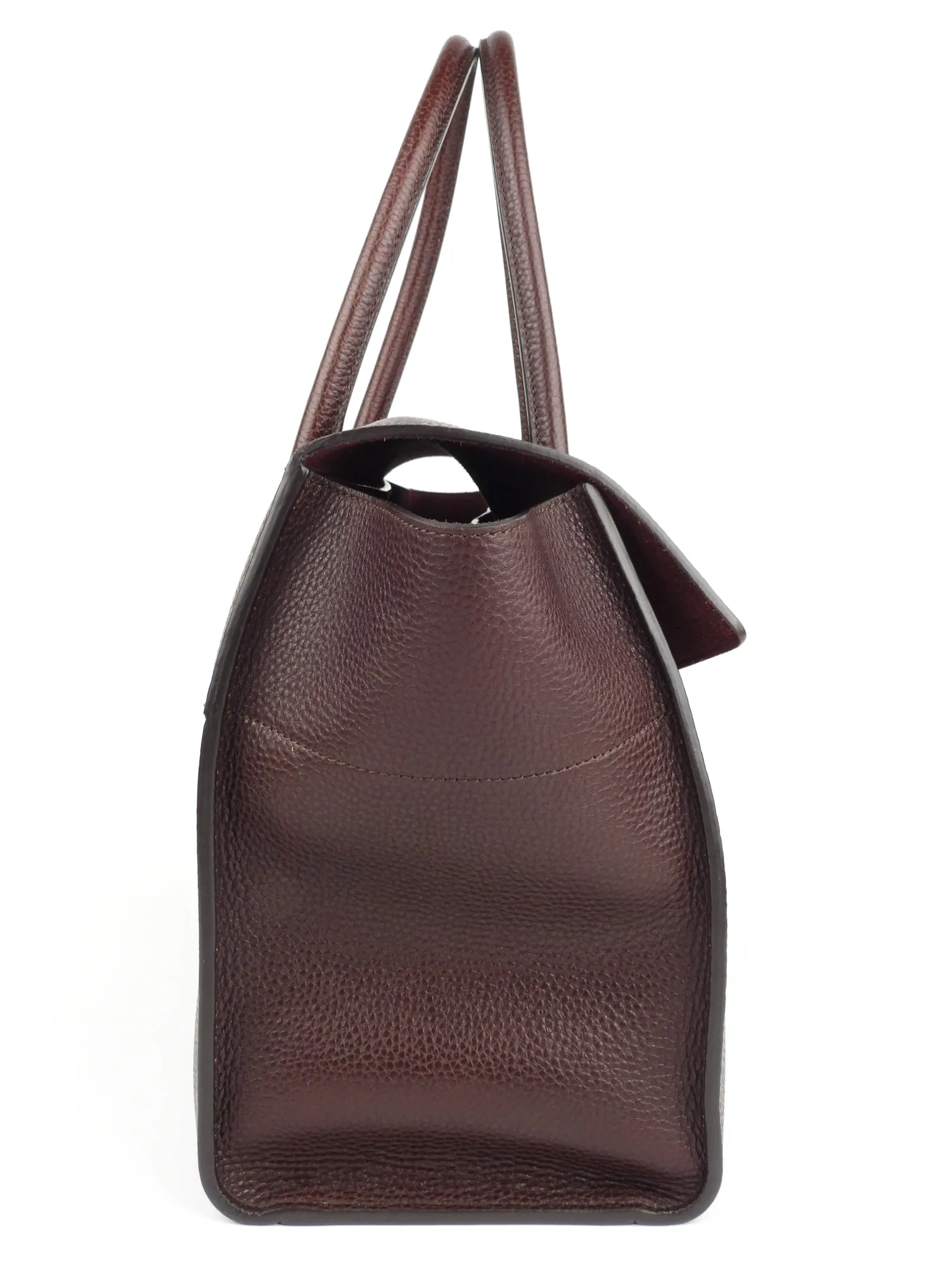 Mulberry Oxblood Grained Leather Large Bayswater Tote Bag