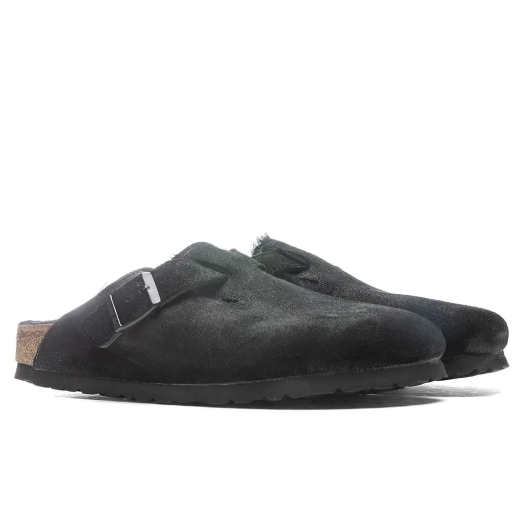 Narrow Boston Shearling - Black