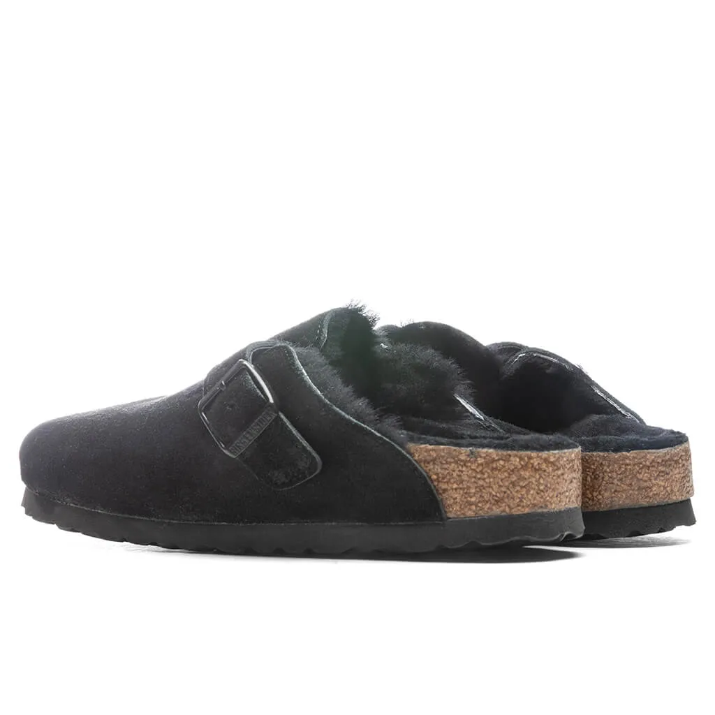 Narrow Boston Shearling - Black