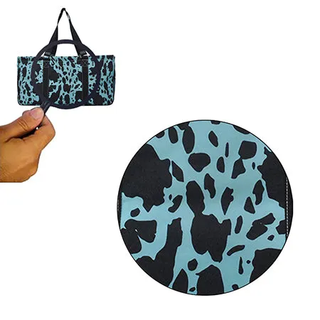 Neon Cow Turquoise NGIL Utility Bag