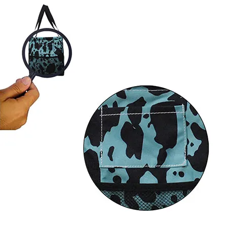 Neon Cow Turquoise NGIL Utility Bag