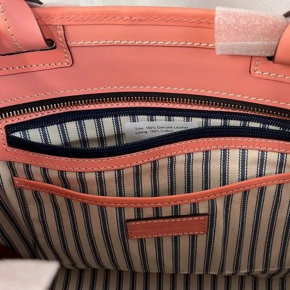 NWT Dooney and Bourke Peach Tote