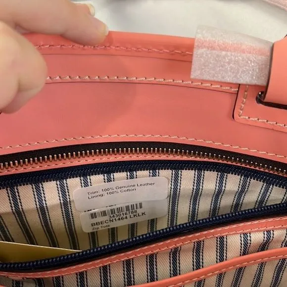 NWT Dooney and Bourke Peach Tote