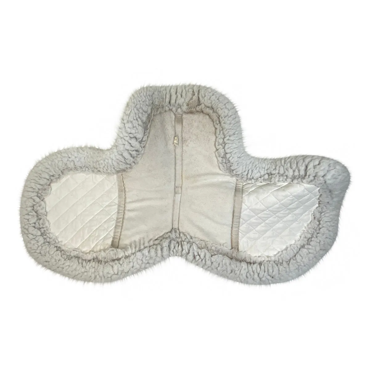 Ogilvy Equestrian Memory Foam Hunter Pad in White - 16-16.5