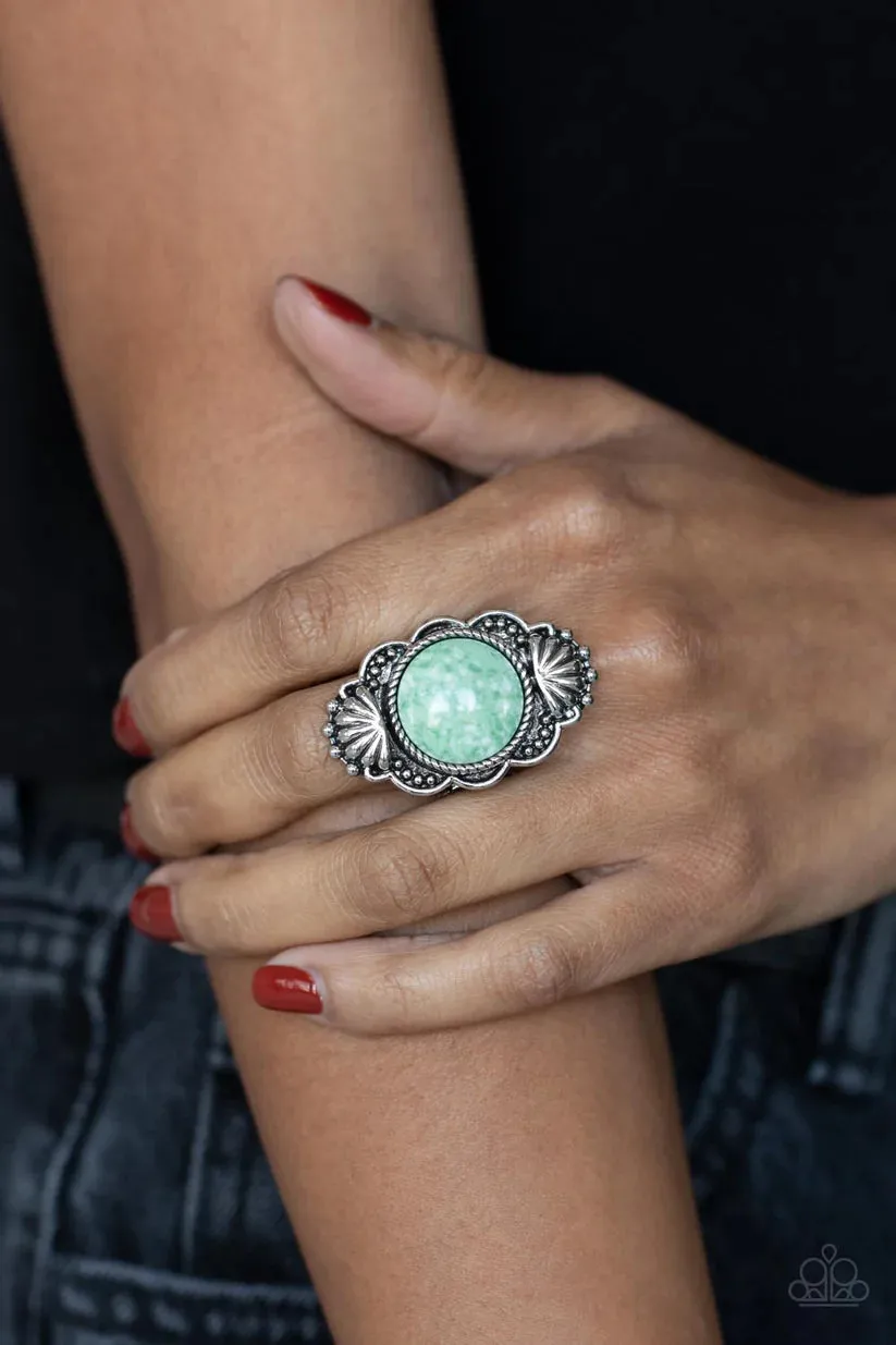 Paparazzi Atlantis Adventure Green Ring