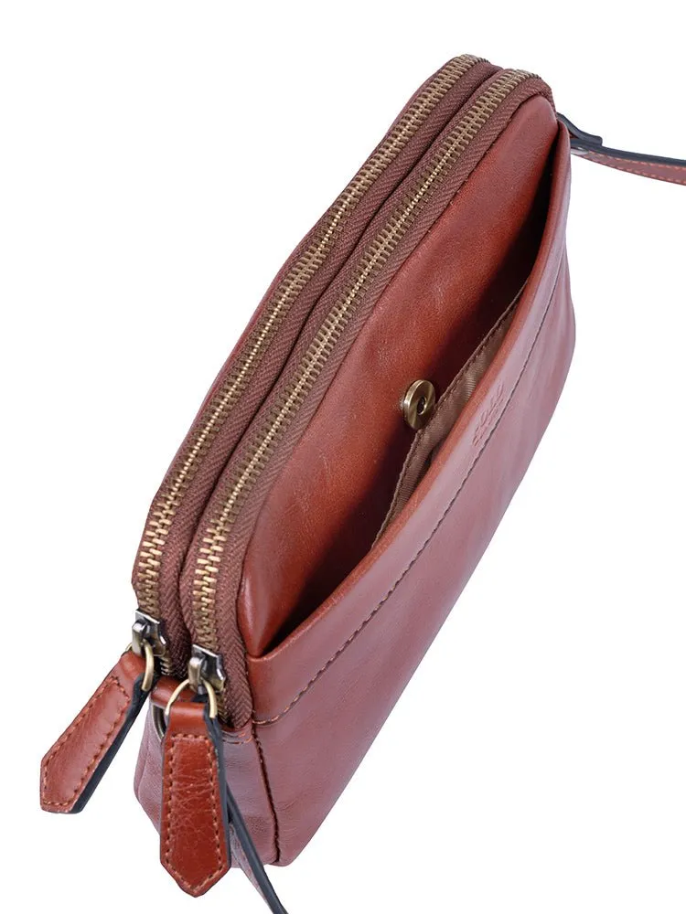 Polo Vega Double Zip Sling | Brown