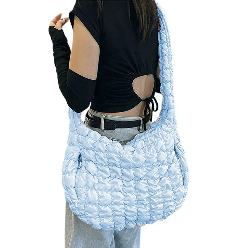 Quilted Puffer Shoulder Crossbody Bag Cloud Bag