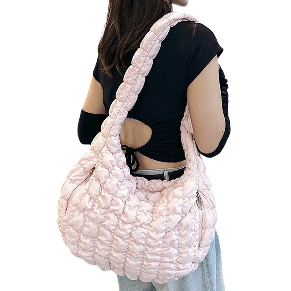 Quilted Puffer Shoulder Crossbody Bag Cloud Bag