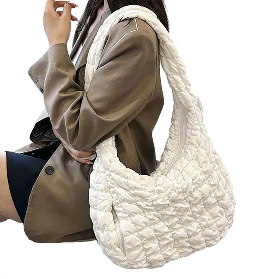 Quilted Puffer Shoulder Crossbody Bag Cloud Bag