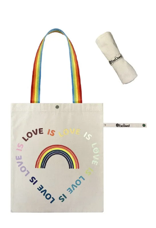 Rainbow Love Tote