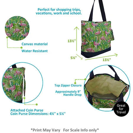 SALE! Tropical Flamingo NGIL Canvas Tote Bag