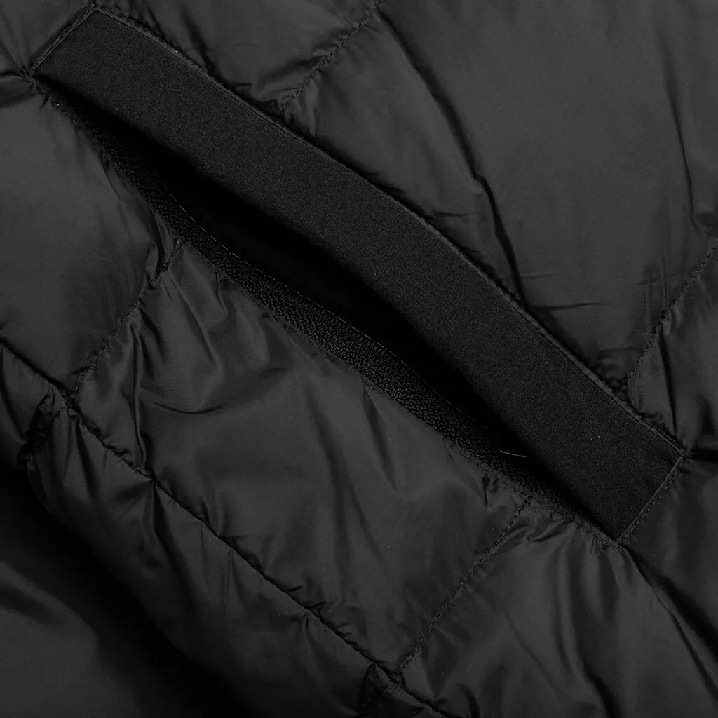 Sherman Convertible Puffer Vest - Black