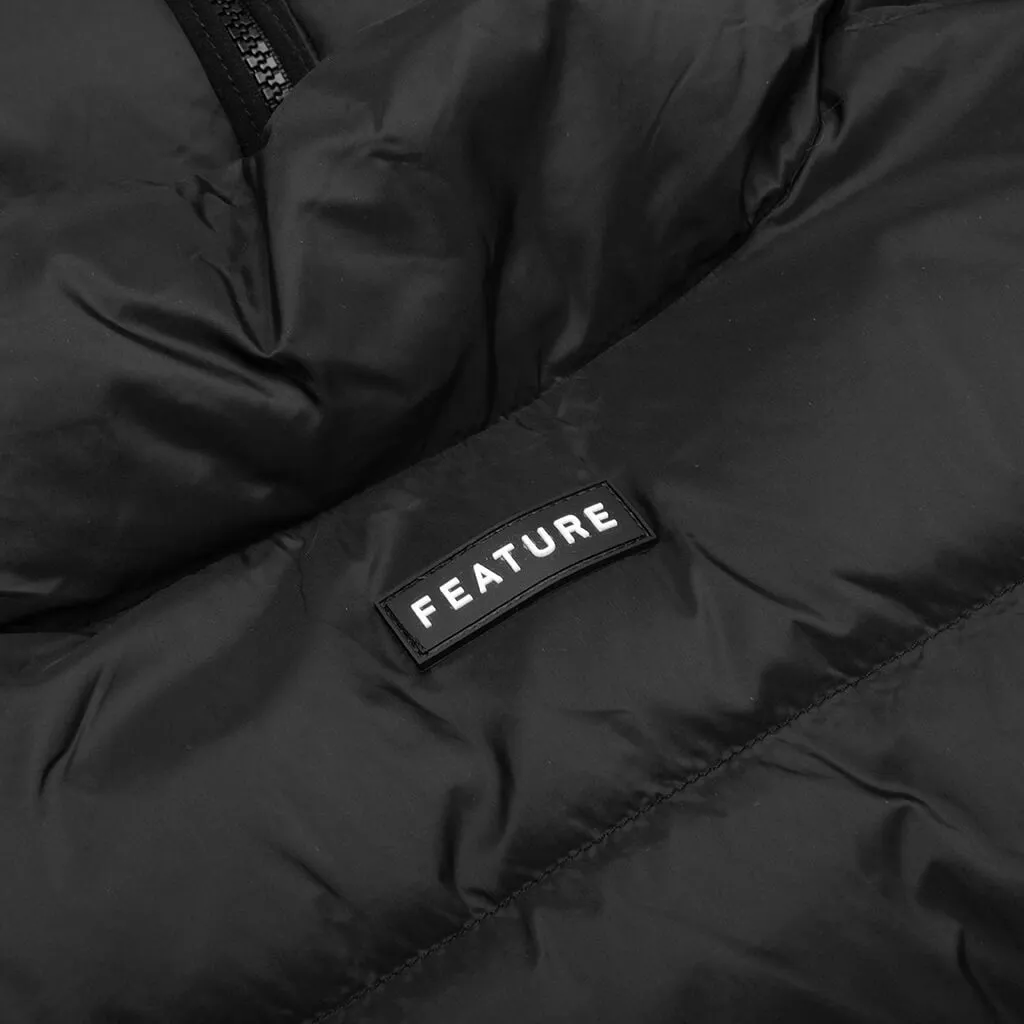 Sherman Convertible Puffer Vest - Black