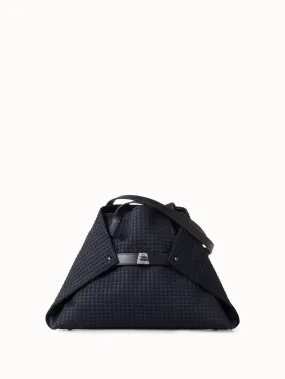 Small Shoulder Bag In Techno Trapezoid Fabric