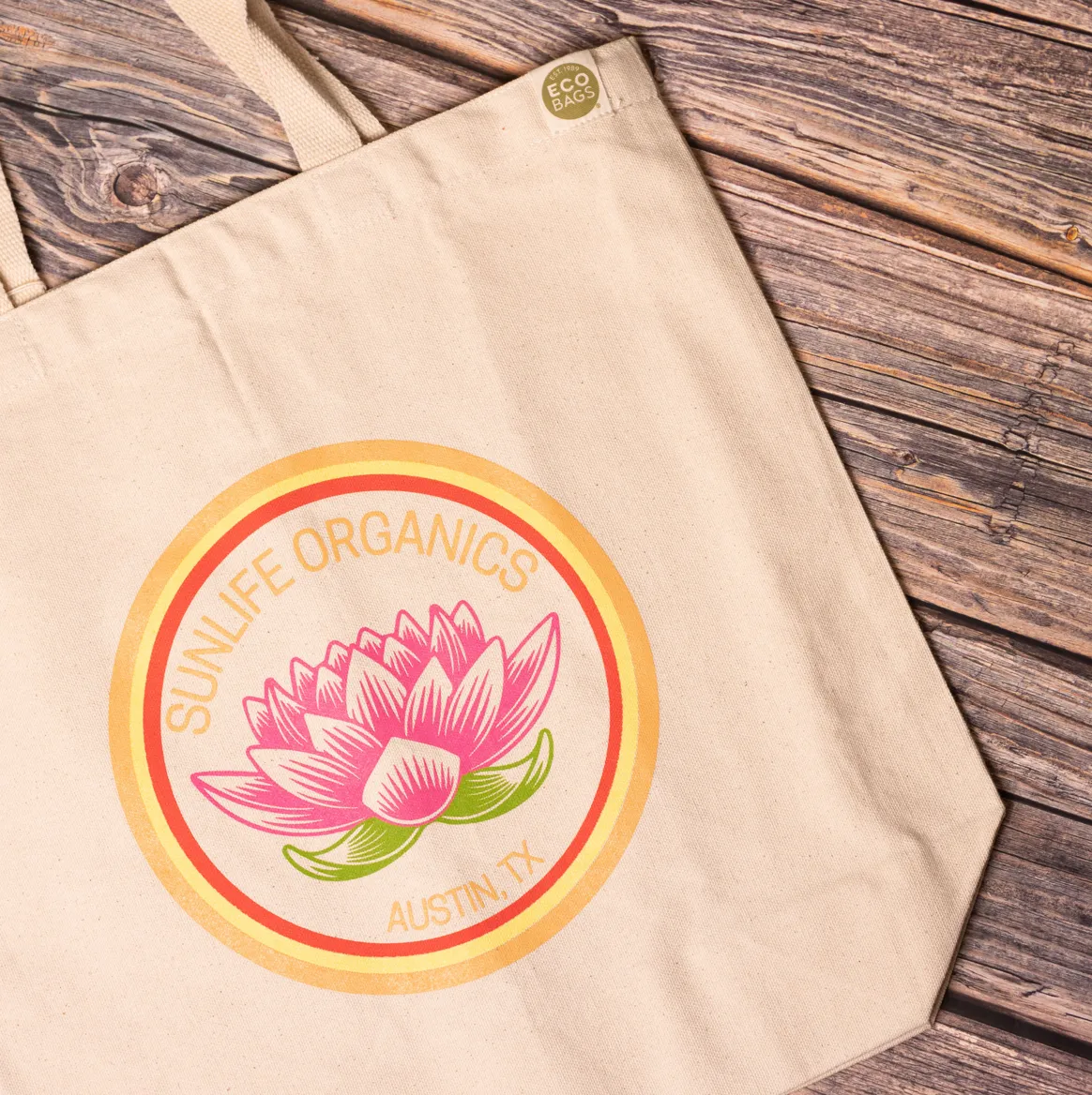 SunLife Organics Tote Bag - Austin TX