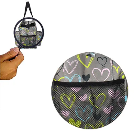 Sweet Hearts NGIL Zippered Caddy Large Organizer Tote Bag