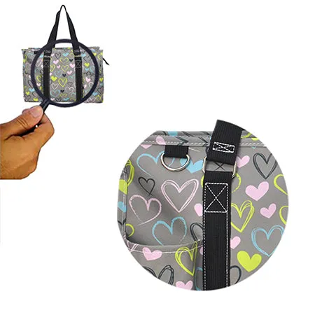 Sweet Hearts NGIL Zippered Caddy Large Organizer Tote Bag