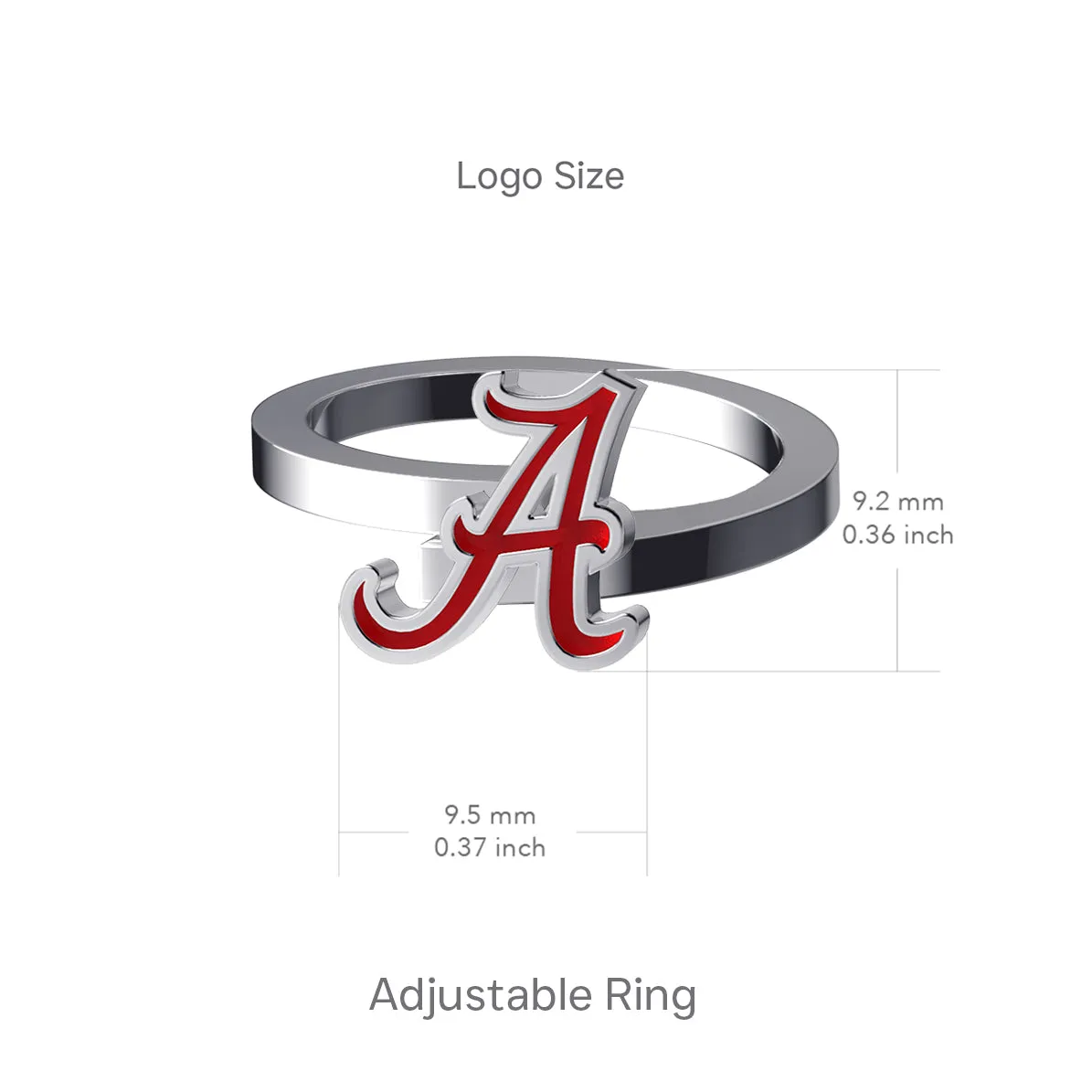 University of Alabama Bypass Ring - Enamel