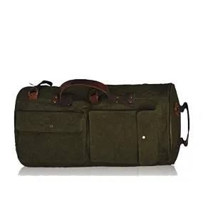 VINTAGE DUFFLE BAG - GREEN