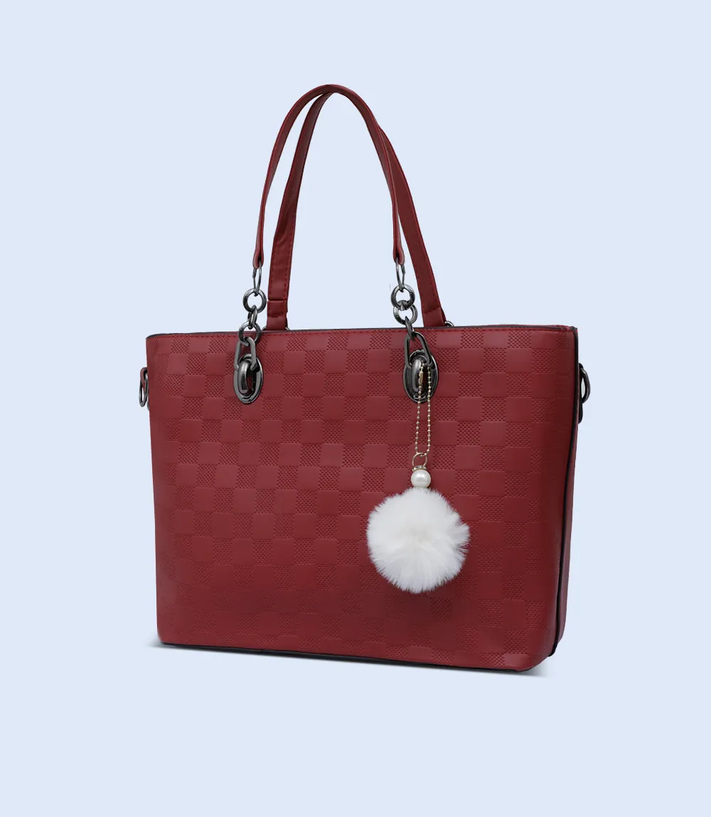 WB2783-MAROON-Women Shoulder Bag