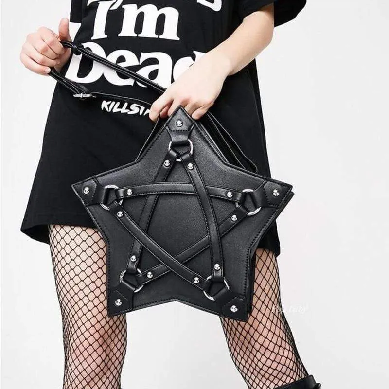 Witches Pentacle Shoulder Bag