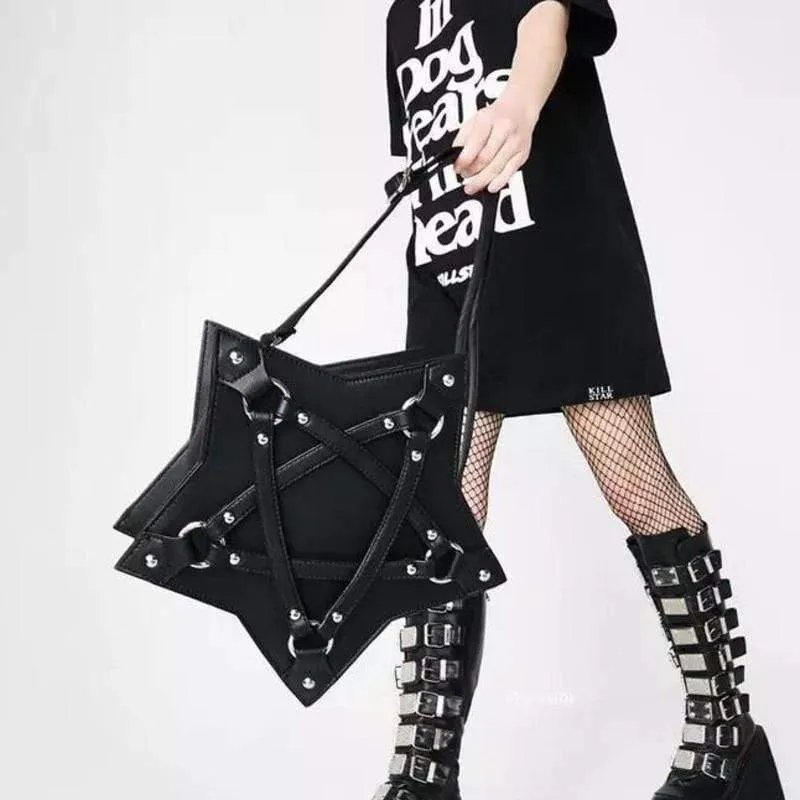 Witches Pentacle Shoulder Bag